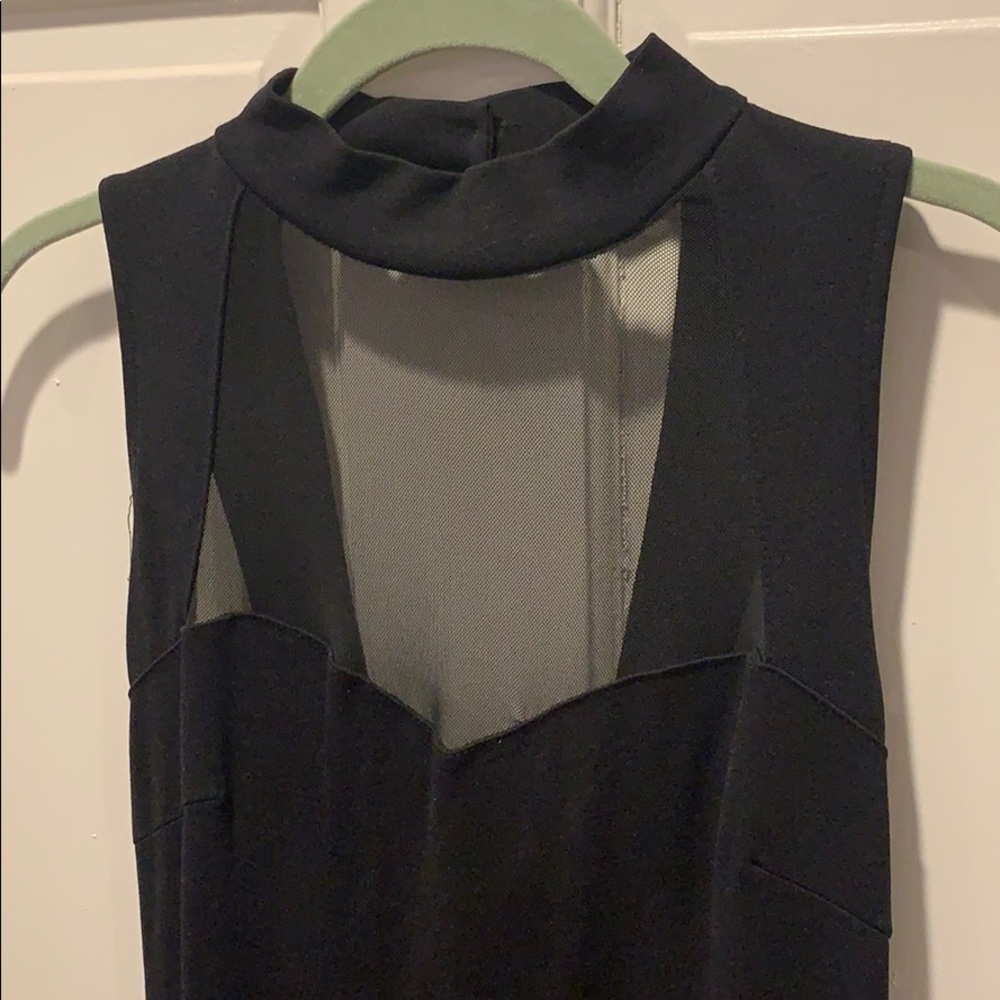 NWOT Sexy black high neck dress - Picture 3 of 7